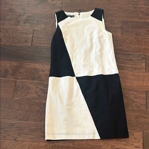 Maggy Boutique Black and White Sleeveless Dress